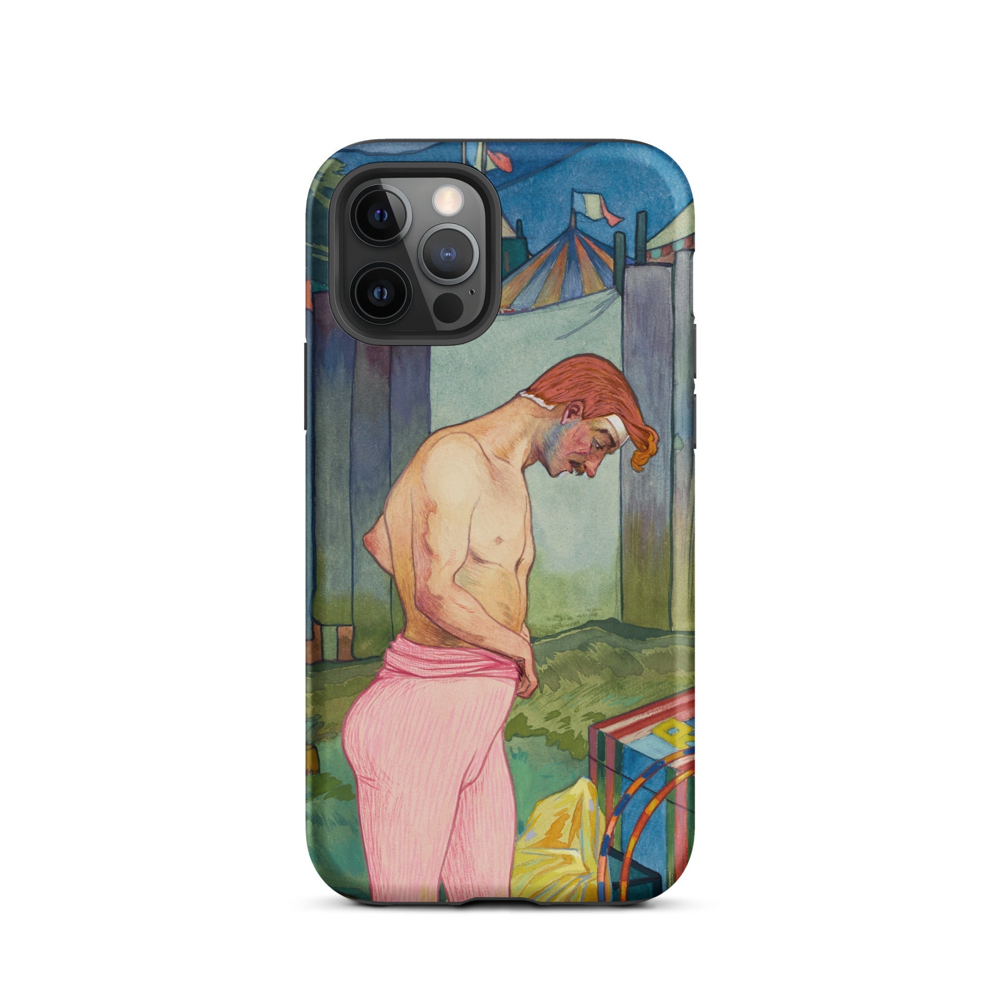 Le Cirque Corvi Georges De Feure Iphone Case, 12 Pro / Matte, Phone Case Circus Performer Design