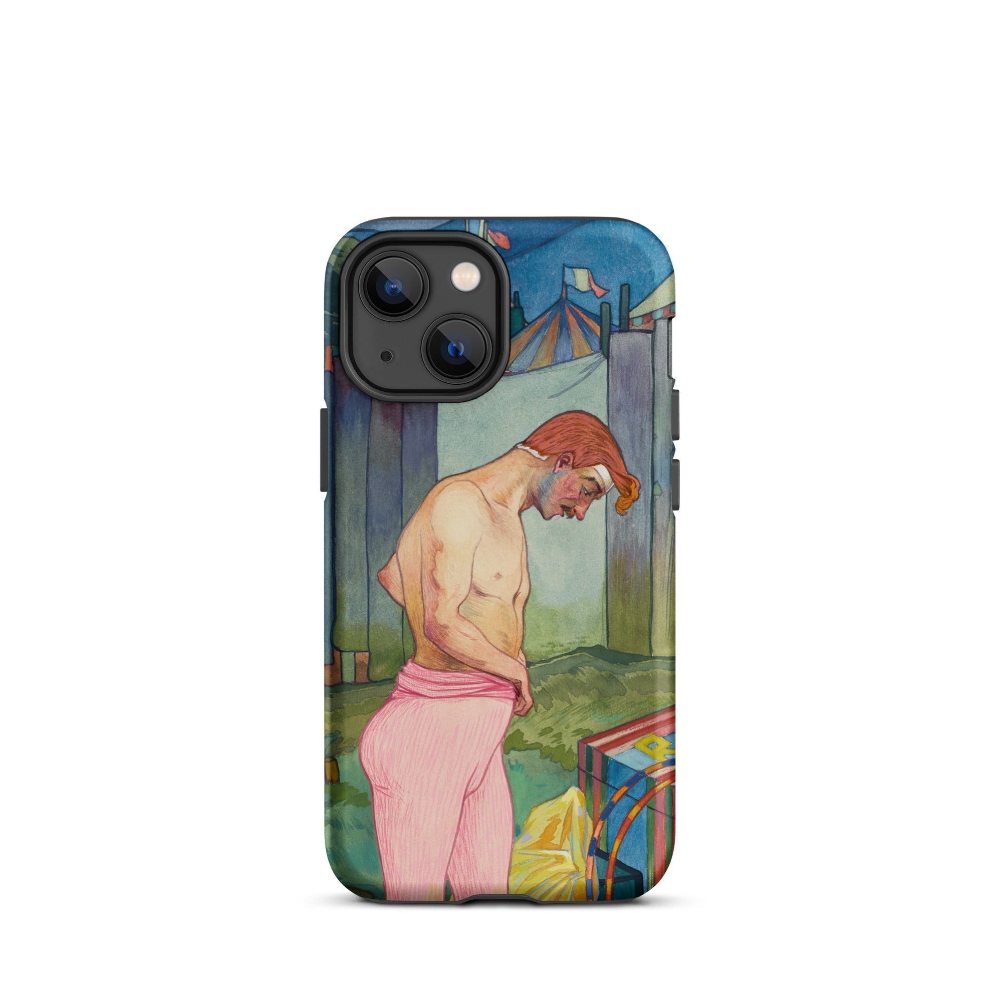 Le Cirque Corvi Georges De Feure Iphone Case, 13 Mini / Matte, Clown Themed Phone Case