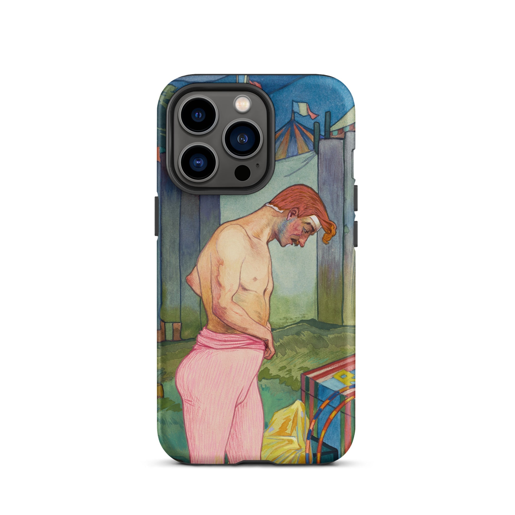 Le Cirque Corvi Georges De Feure Iphone Case, 13 Pro / Matte, Phone Case Circus Performer Design