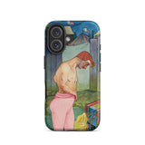 Le Cirque Corvi - Georges De Feure Iphone Case 16 / Matte Phone Case Circus Performer Art Feure’s Nouveau, Nouveau Brilliance, Iphone