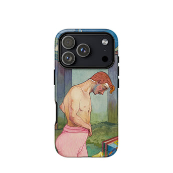 Le Cirque Corvi - Georges De Feure Iphone Case 17 Pro / Matte Iphone 13 Pro Max Case Vintage-style Illustration Man Feure’s Art Nouveau,