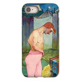 Le Cirque Corvi - Georges De Feure Iphone Case, 8 / Matte, Phone Case Colorful Painting Shirtless Man Red Hair