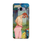 Le Cirque Corvi - Georges De Feure Iphone Case, Shirtless Figure Red Hair Pink Pants Colorful Outdoor