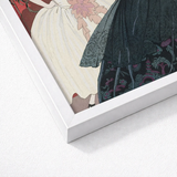 White Framed Art Print Illustration Two Women Vintage George Barbier’s Le Jour, Barbier, Mesmerizing Ballet