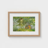 Leafy June - Henry Scott Tuke Art Print / Canvas, Dappling Riverbank Grasses Prints