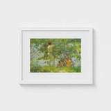 Leafy June - Henry Scott Tuke Art Print / Canvas, Dappling Riverbank Grasses Prints