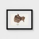 Leather Saddle - Bertha Semple Equestrian Art Print / Canvas 1930s, Prints
