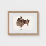 Leather Saddle - Bertha Semple Equestrian Art Print / Canvas 1930s, Prints