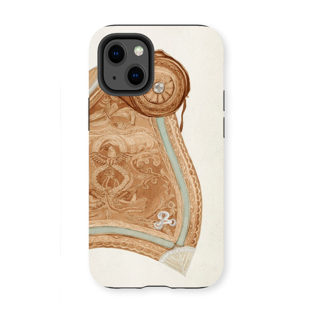 Leather Saddle - Ranka S. Woods 1930s Art Iphone Case - 13 Mini / Matte