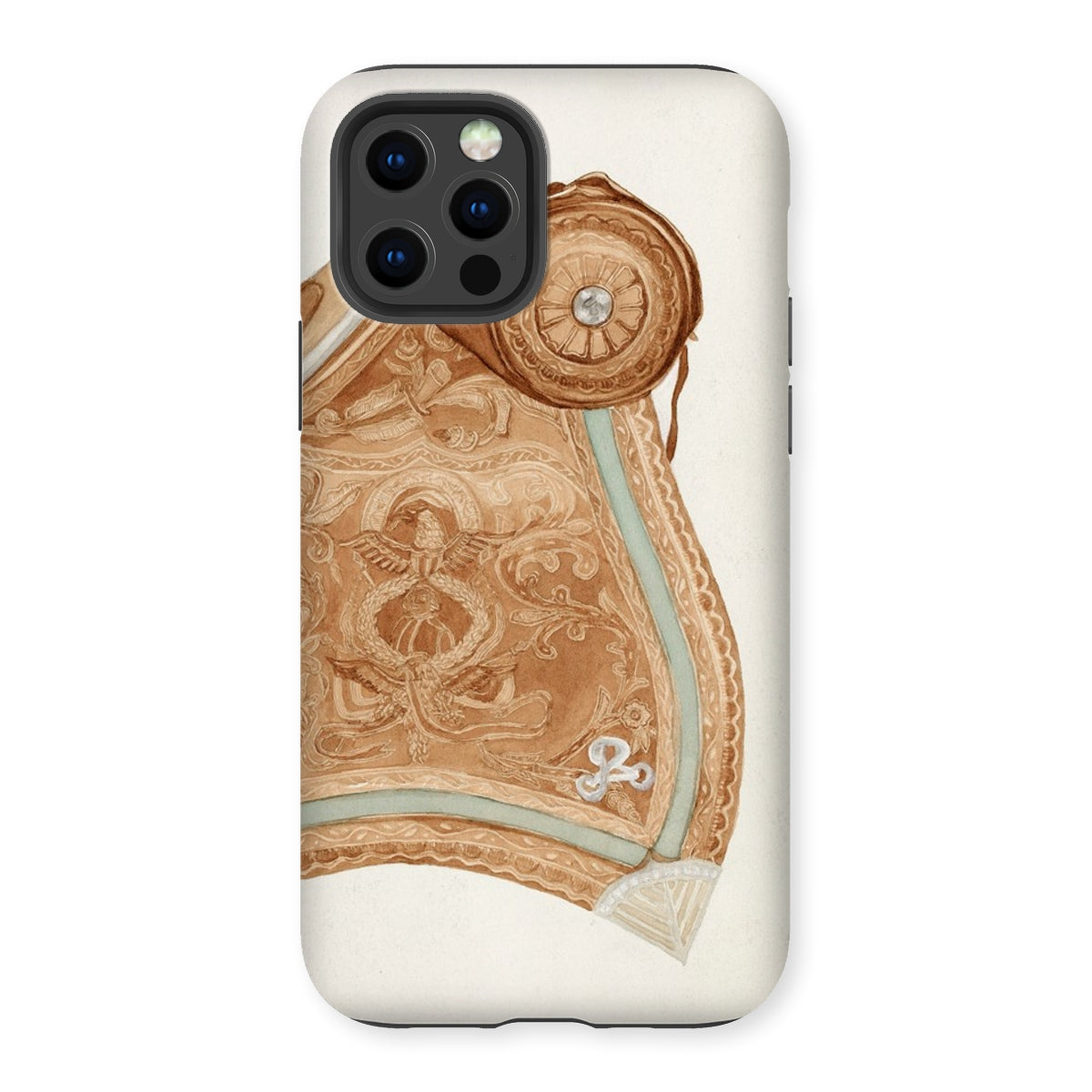 Leather Saddle - Ranka S. Woods 1930s Art Iphone Case - 12 Pro / Matte