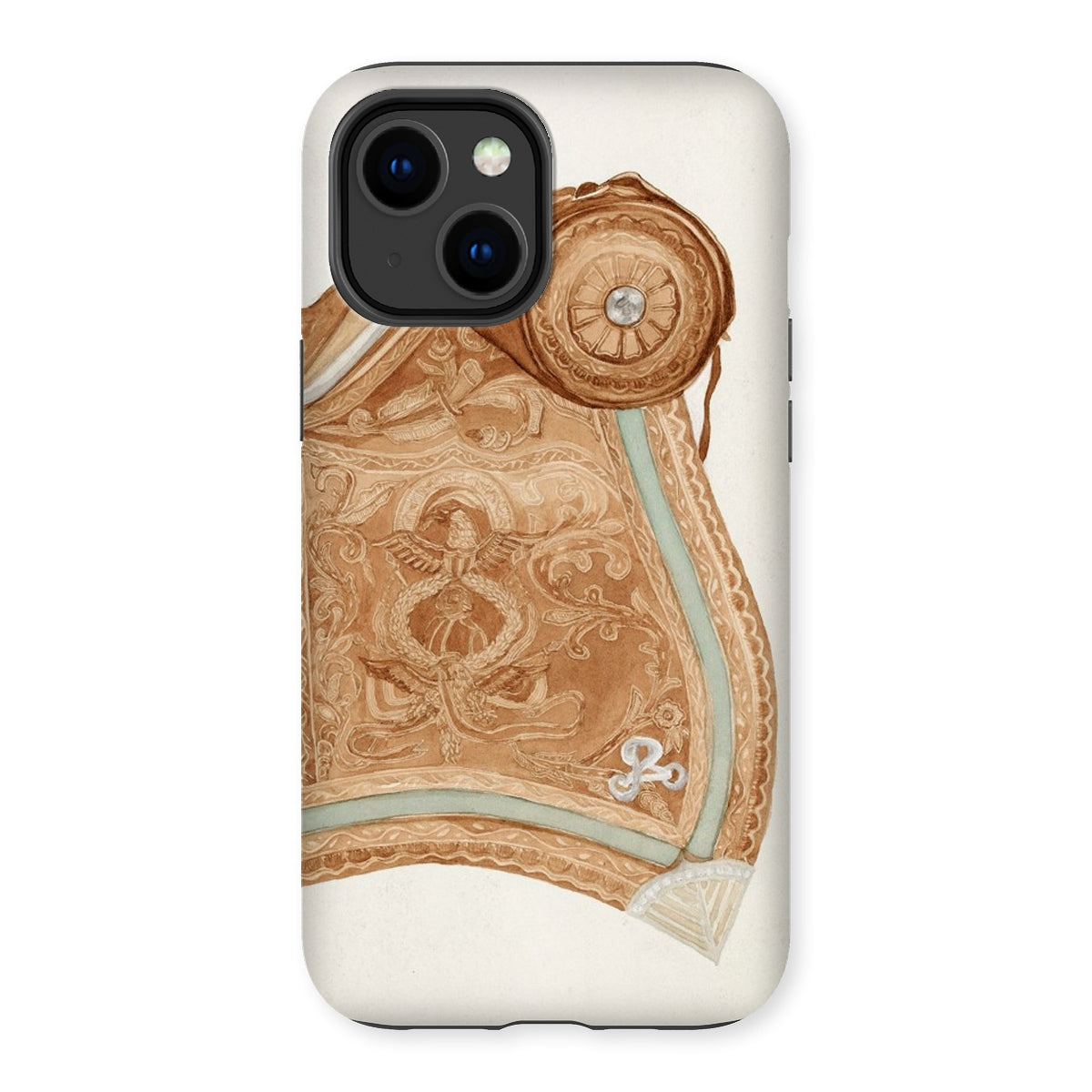 Leather Saddle - Ranka S. Woods 1930s Art Iphone Case - 14 Plus / Matte