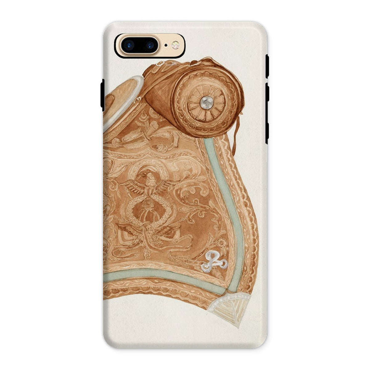 Leather Saddle - Ranka S. Woods 1930s Art Iphone Case - 8 Plus / Matte