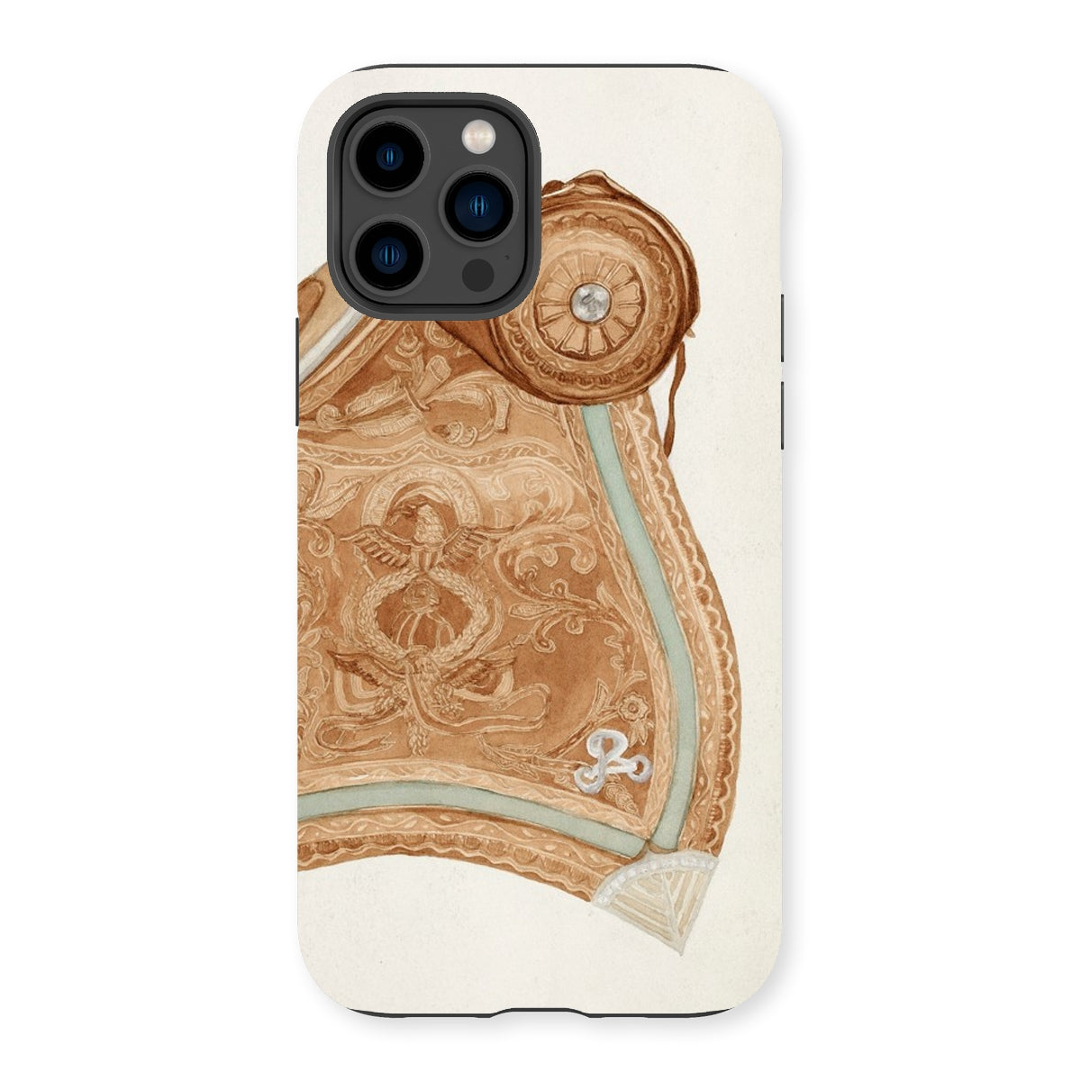 Leather Saddle - Ranka S. Woods 1930s Art Iphone Case - 14 Pro / Matte