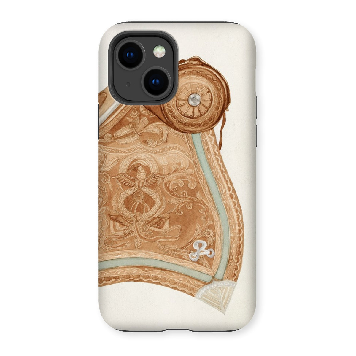 Leather Saddle - Ranka S. Woods 1930s Art Iphone Case