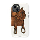 Leather Saddle - William Mcauley Western Tack Iphone Case - 13 Mini / Matte