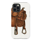 Leather Saddle - William Mcauley Western Tack Iphone Case - 13 Pro / Matte