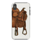 Leather Saddle - William Mcauley Western Tack Iphone Case - Xs / Matte