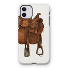 Leather Saddle - William Mcauley Western Tack Iphone Case - 11 / Matte