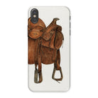 Leather Saddle - William Mcauley Western Tack Iphone Case - x / Matte