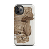 Leather Side Saddle - Frank C. Barks Equestrian Iphone Case, 11 Pro Max / Matte, Phone Case Saddle Design