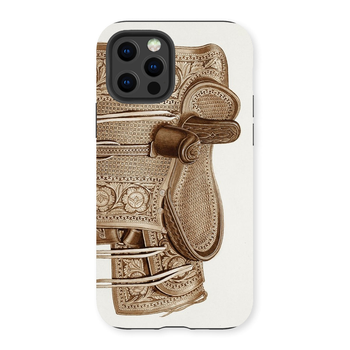 Leather Side Saddle - Frank C. Barks Equestrian Iphone Case - 13 Pro / Matte