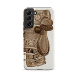Leather Side Saddle - Frank C. Barks Samsung Case, Galaxy S22 Plus / Matte, Smartphone Case Design Vintage Leather Saddle