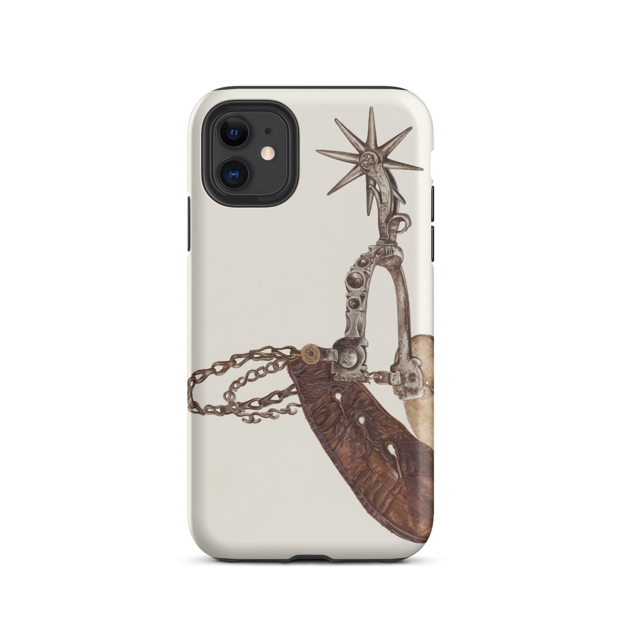 Leather Spur Vera Van Voris 1930s Art Iphone Case, 11 / Matte, Phone Case Spur Design