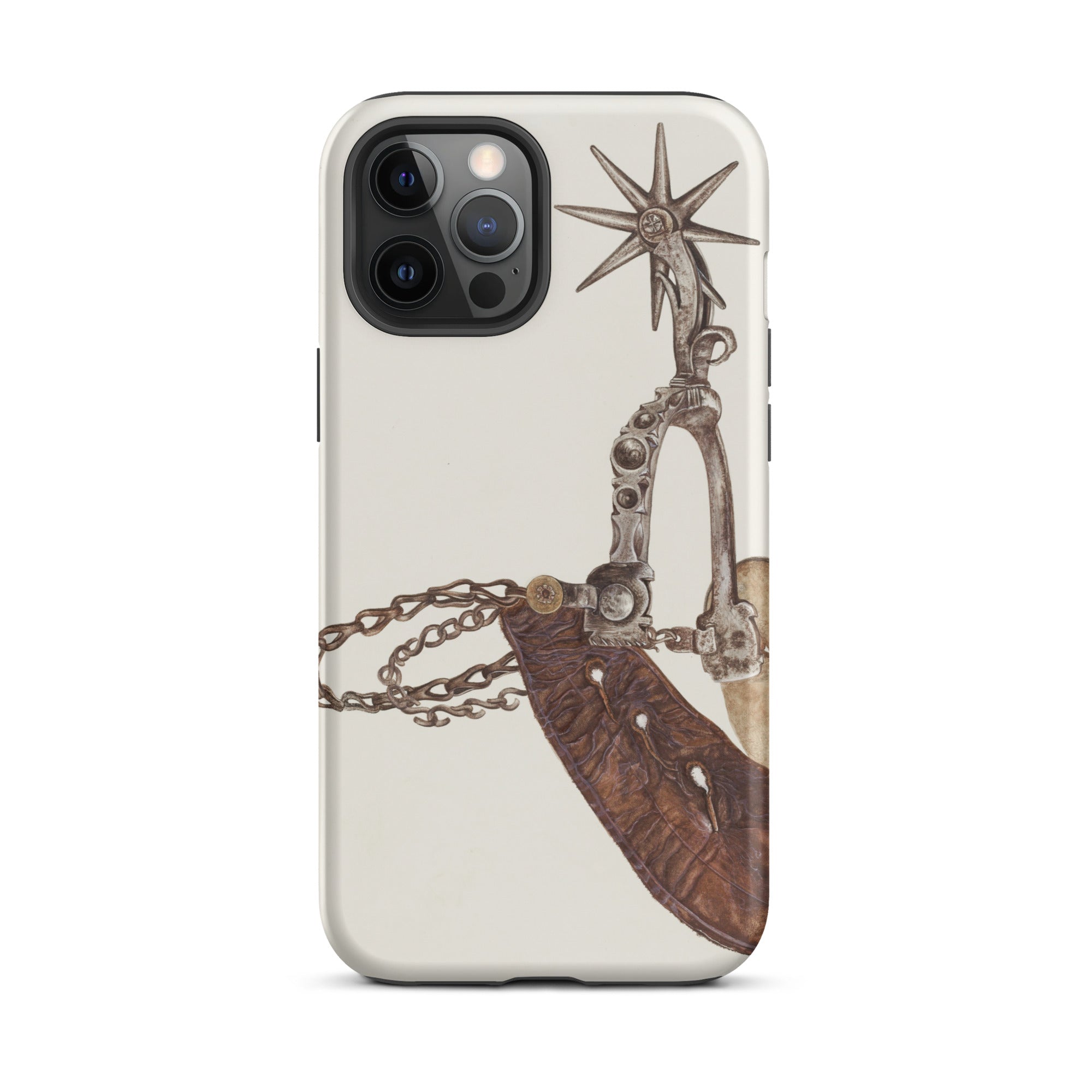 Leather Spur Vera Van Voris 1930s Art Iphone Case, 12 Pro Max / Matte, Phone Case Spur Design