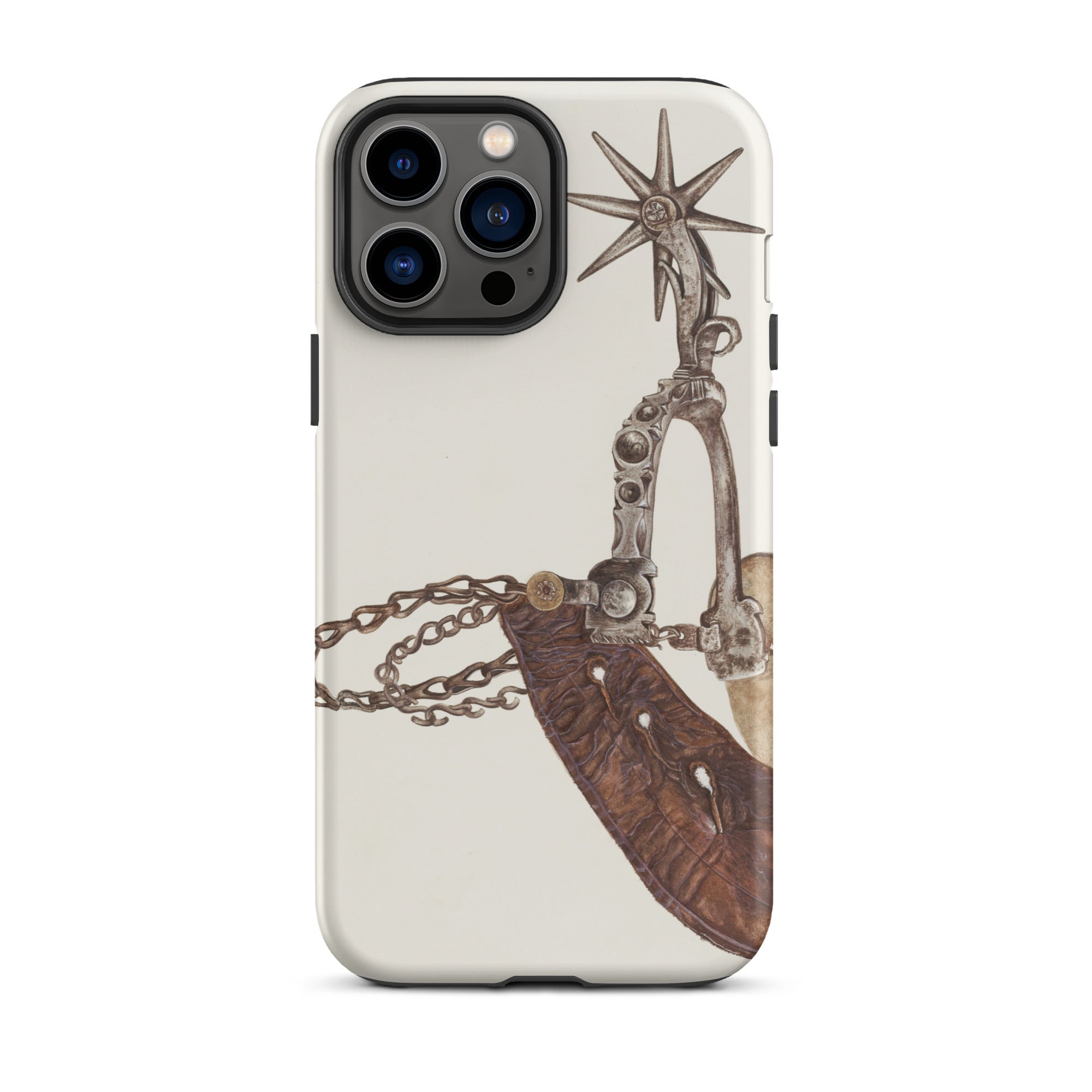 Leather Spur Vera Van Voris 1930s Art Iphone Case, 13 Pro Max / Matte, Phone Case Spur Design