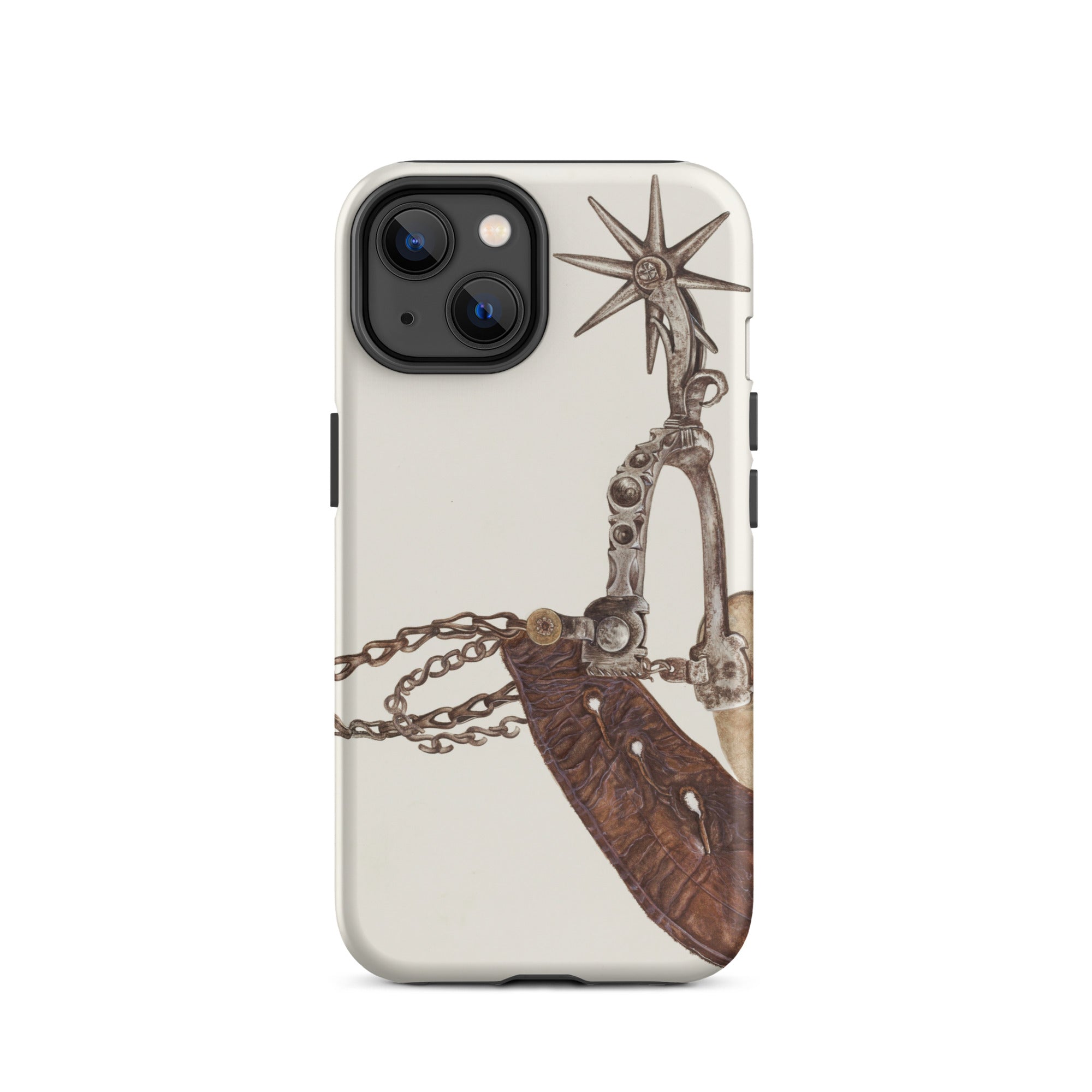Leather Spur Vera Van Voris 1930s Art Iphone Case, 14 / Matte, Phone Case Spur Design