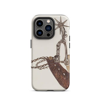 Leather Spur Vera Van Voris 1930s Art Iphone Case, 14 Pro / Matte, Western Spur Themed Phone Case