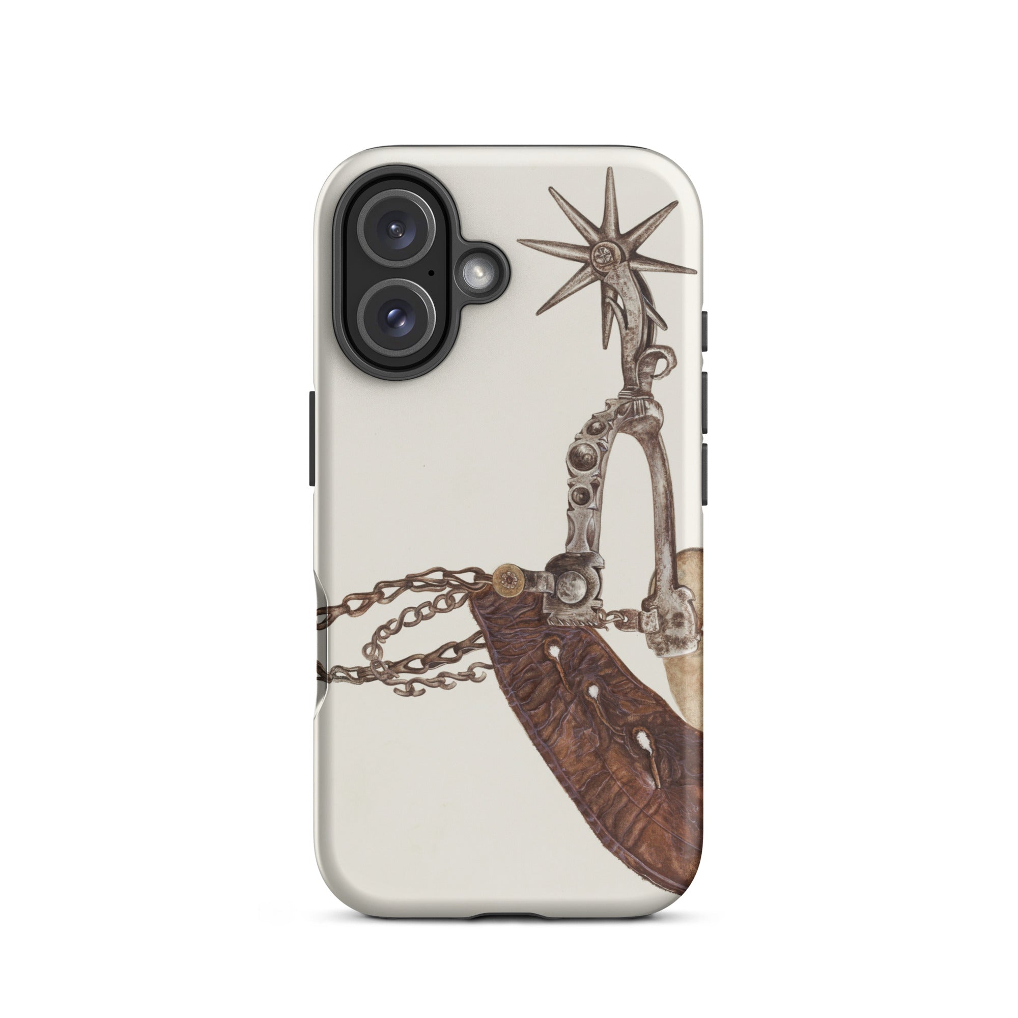 Leather Spur Vera Van Voris 1930s Art Iphone Case, 16 / Matte, Phone Case Spur Design