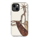 Leather Spur - Vera Van Voris 1930s Art Iphone Case - 13 / Matte