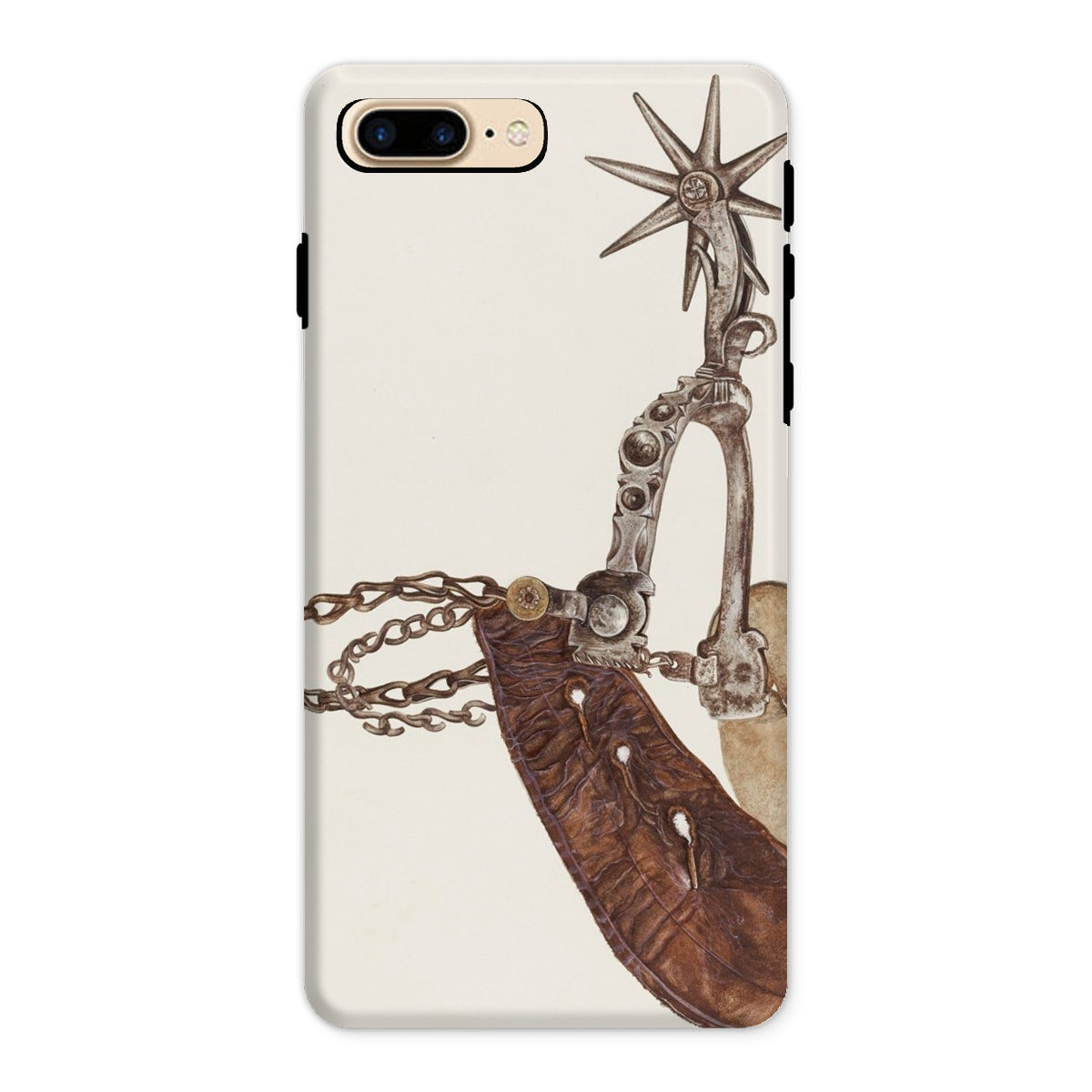 Leather Spur - Vera Van Voris 1930s Art Iphone Case - 8 Plus / Matte