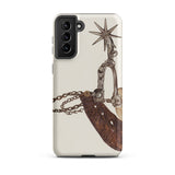 Leather Spur - Vera Van Voris 1930s Art Phone Case, Samsung Galaxy S21 Plus / Matte, Mobile Cases, Toby Leon