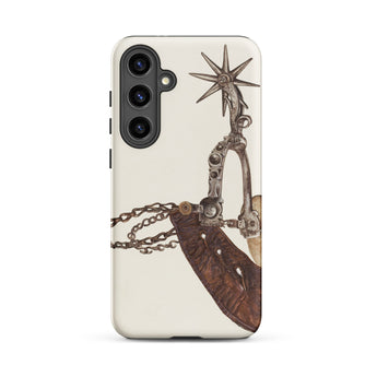 Leather Spur - Vera Van Voris 1930s Art Phone Case, Samsung Galaxy S24 Plus / Matte, Mobile Cases, Toby Leon