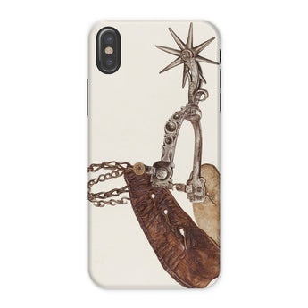 Leather Spur Vera Van Voris 1930s Art Iphone Case, x / Matte, Phone Case Spur Design