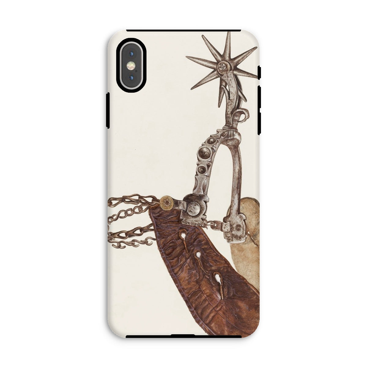 Leather Spur Vera Van Voris 1930s Art Iphone Case, Xs Max / Matte, Phone Case Spur Design