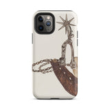 Leather Spur - Vera Van Voris 1930s Art Phone Case Iphone 11 Pro / Matte Phone Case Spur Design Vera Voris, Voris Art, Thousand Untamed