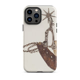 Leather Spur - Vera Van Voris 1930s Art Phone Case Iphone 13 Pro Max / Matte Phone Case Spur Design Vera Voris, Voris Art, Thousand Untamed