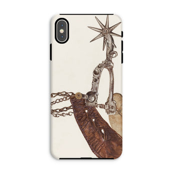 Leather Spur - Vera Van Voris 1930s Art Phone Case Iphone Xs Max / Matte Phone Case Spur Design Vera Voris, Voris Art, Thousand Untamed