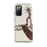 Leather Spur - Vera Van Voris 1930s Art Samsung Case, Galaxy S20 Fe / Matte, Phone Case Western Spur Design