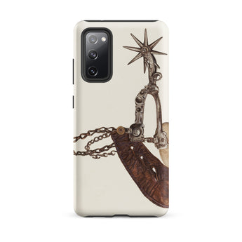 Leather Spur - Vera Van Voris 1930s Art Samsung Case, Galaxy S20 Fe / Matte, Phone Case Western Spur Design