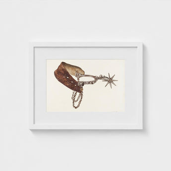 Leather Spur - Vera Van Voris 1930s Farmhouse Art Print / Canvas, Prints