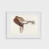 Leather Spur - Vera Van Voris 1930s Farmhouse Art Print / Canvas, Prints