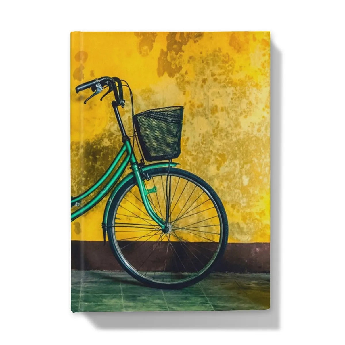 Lemon Lime - Hoi An Vietnam Bicycle Art Hardback Journal - 5’x7’ / Lined - Notebooks & Notepads - Aesthetic Art