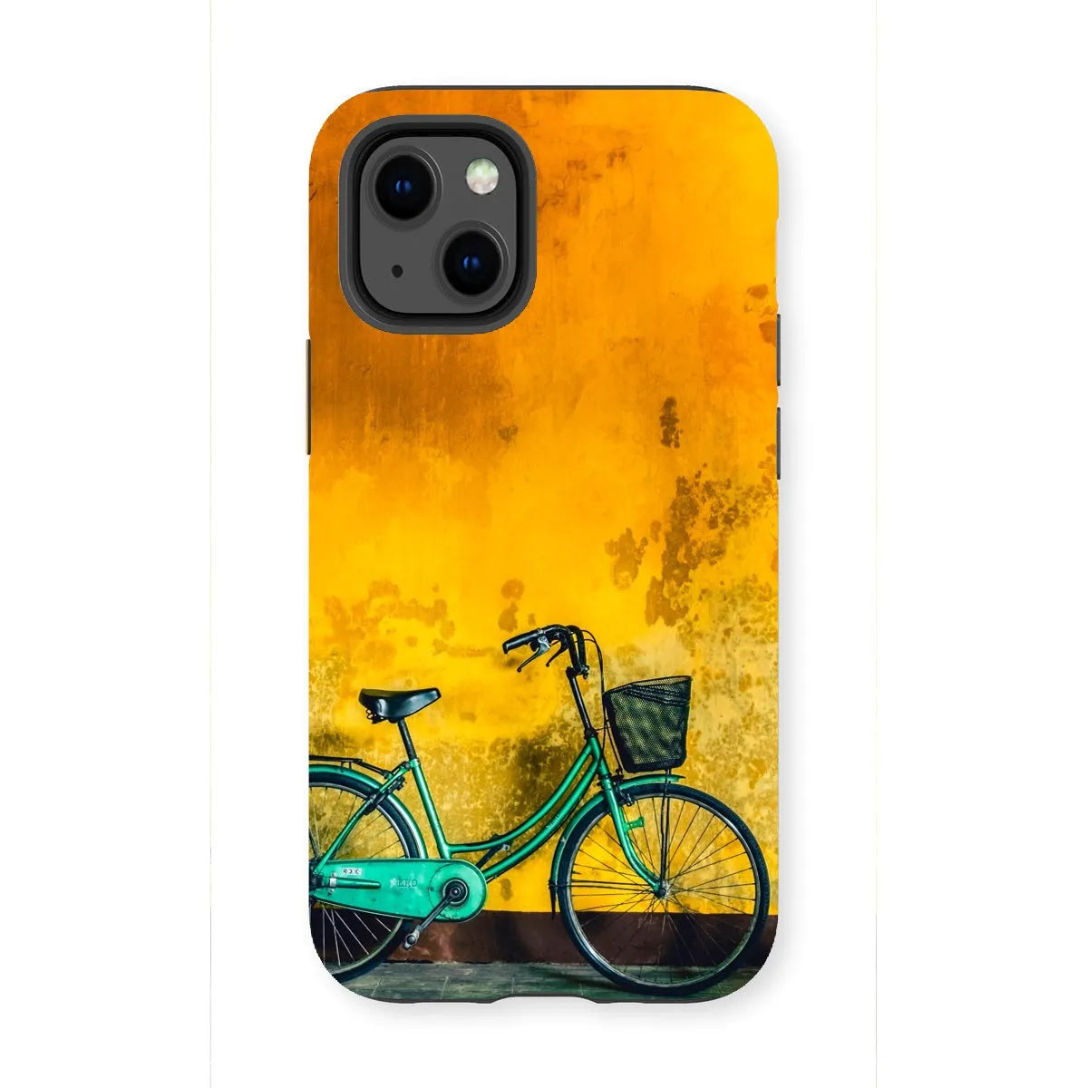 Lemon Lime - Hoi An Vietnam Bicycle Art Phone Case - Iphone 13 Mini / Matte - Mobile Phone Cases - Aesthetic Art