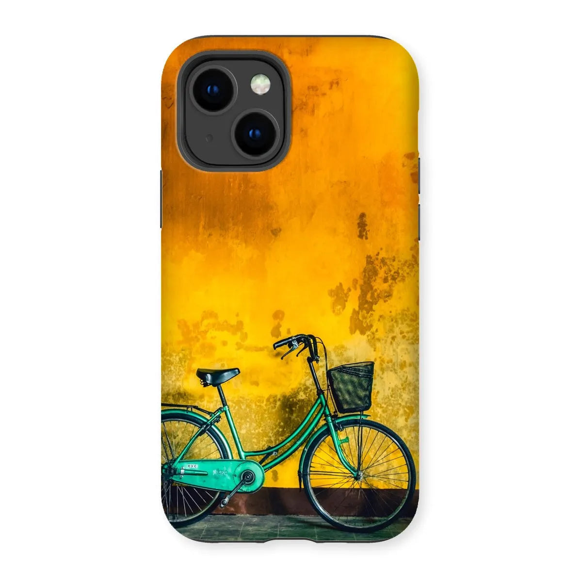 Lemon Lime - Hoi An Vietnam Bicycle Art Phone Case - Iphone 14 / Matte - Mobile Phone Cases - Aesthetic Art