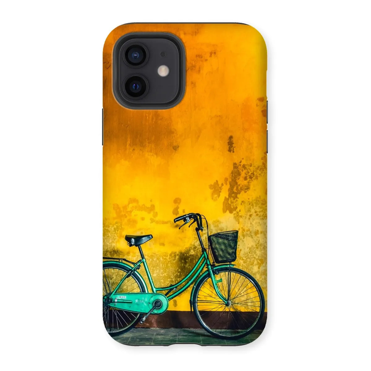 Lemon Lime - Hoi An Vietnam Bicycle Art Phone Case - Iphone 12 / Matte - Mobile Phone Cases - Aesthetic Art