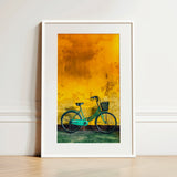Lemon Lime - Hoi an Vietnam Bicycle Art Print / Canvas, 12x18’’ / 31x46cm / White Frame / Matboard, Posters Prints & Visual Artwork, Toby
